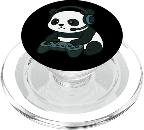 Panda Gamer Gaming Retro Videospiele Jungen Mädchen Kinder PopSockets PopGrip für MagSafe Panda Gamer Gaming Retro Videospiele Jungen Mädchen Kinder PopSockets PopGrip für MagSafe von GamerAxis1