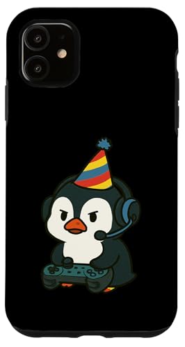 Pinguin Gamer Gaming Geburtstag Videospiele Jungen Mädchen Kinder Hülle für iPhone 11 Pinguin Gamer Gaming Geburtstag Videospiele Jungen Mädchen Kinder Hülle für iPhone 11 von GamerAxis1