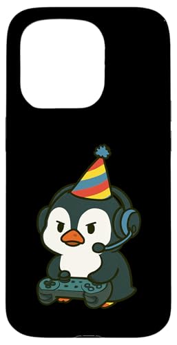 Pinguin Gamer Gaming Geburtstag Videospiele Jungen Mädchen Kinder Hülle für iPhone 15 Pro Pinguin Gamer Gaming Geburtstag Videospiele Jungen Mädchen Kinder Hülle für iPhone 15 Pro von GamerAxis1