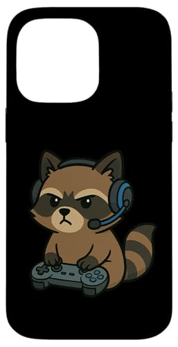 Raccoon Gamer Gaming Retro Videospiele Zoo Jungen Mädchen Kinder Hülle für iPhone 14 Pro Max Raccoon Gamer Gaming Retro Videospiele Zoo Jungen Mädchen Kinder Hülle für iPhone 14 Pro Max von GamerAxis1