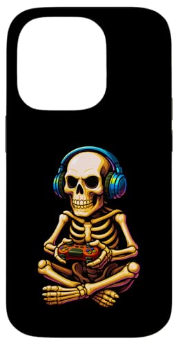 Skelett Gamer Gaming Retro Videospiele Jungen Mädchen Kinder Hülle für iPhone 14 Pro Skelett Gamer Gaming Retro Videospiele Jungen Mädchen Kinder Hülle für iPhone 14 Pro von GamerAxis1