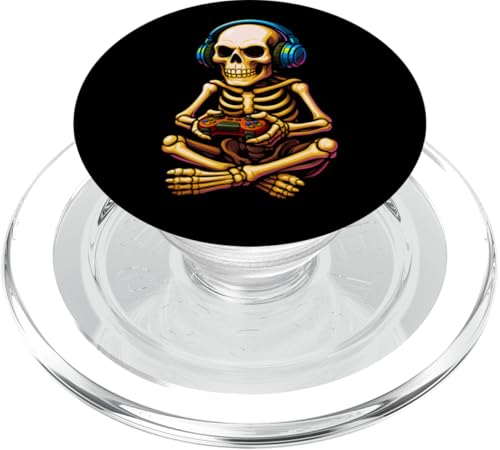 Skelett Gamer Gaming Retro Videospiele Jungen Mädchen Kinder PopSockets PopGrip für MagSafe Skelett Gamer Gaming Retro Videospiele Jungen Mädchen Kinder PopSockets PopGrip für MagSafe von GamerAxis1