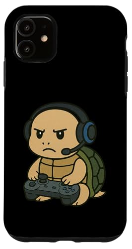 Turtle Gamer Gaming Retro Videospiele Jungen Mädchen Kinder Hülle für iPhone 11 Turtle Gamer Gaming Retro Videospiele Jungen Mädchen Kinder Hülle für iPhone 11 von GamerAxis1