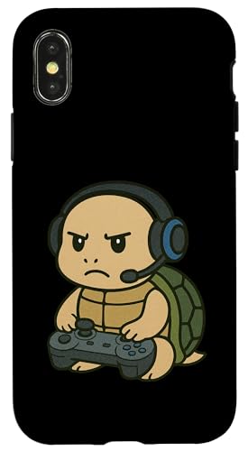 Turtle Gamer Gaming Retro Videospiele Jungen Mädchen Kinder Hülle für iPhone X/XS Turtle Gamer Gaming Retro Videospiele Jungen Mädchen Kinder Hülle für iPhone X/XS von GamerAxis1
