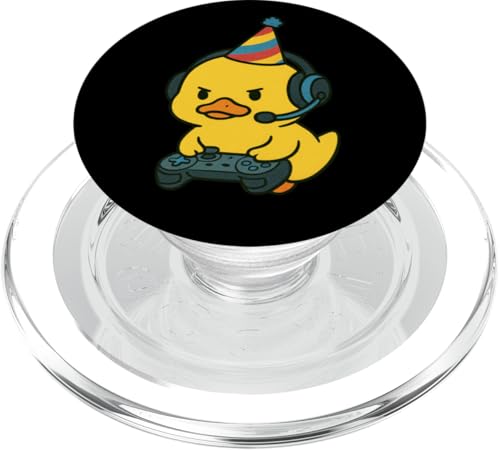 Yellow Duck Gamer Gaming Geburtstag Videospiele Jungen Mädchen Kinder PopSockets PopGrip für MagSafe Yellow Duck Gamer Gaming Geburtstag Videospiele Jungen Mädchen Kinder PopSockets PopGrip für MagSafe von GamerAxis1