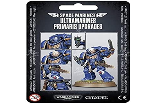 Games Workshop 99070101024 Kunststoff-Set S/M Ultramarines Primaris Upgrades, Schwarz von Games Workshop