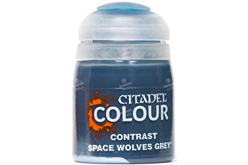 Games Workshop Citadel Kontrastfarbe: Space Wolves Grey (18 ml) von Games Workshop