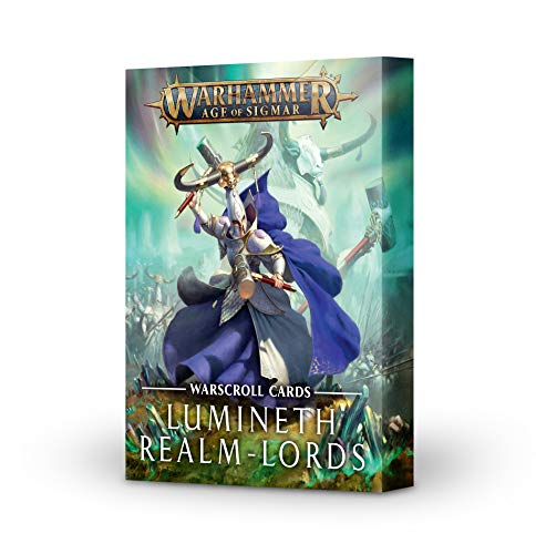 Games Workshop Warhammer AoS – Warscroll Cards: Lumineth Realm-Lords (Vf) von Games Workshop