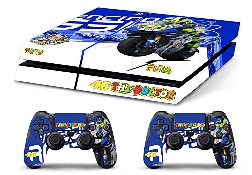 Skin Kompatibel für PS4 HD VALENTINO ROSSI THE DOCTOR 46 - limited edition DECAL COVER Schutzhüllen Faceplates BUNDLE von GamesMonkey