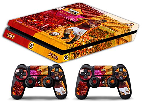 Skin Kompatibel für Ps4 Slim - AS Roma Totti Ultras Calcio - Limited Edition Decal Cover Schutzhüllen Faceplates Bundle von GamesMonkey