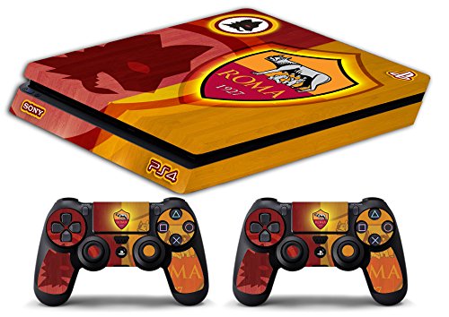 Skin Kompatibel für Ps4 SLIM - AS ROMA ULTRAS CALCIO - limited edition DECAL COVER Schutzhüllen Faceplates BUNDLE von GamesMonkey