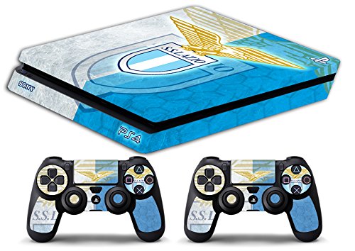 Skin Kompatibel für Ps4 Slim - Lazio Ultras Calcio - Limited Edition Decal Cover Schutzhüllen Faceplates Bundle von GamesMonkey