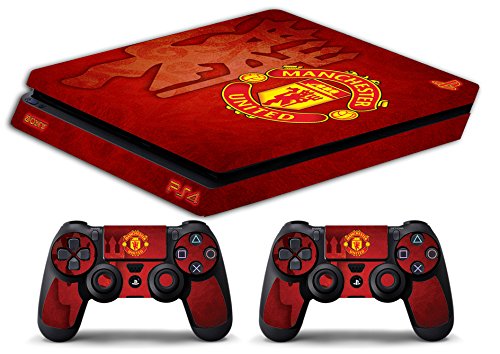 Skin Kompatibel für Ps4 Slim - Manchester United Ultras Calcio - Limited Edition Decal Cover Schutzhüllen Faceplates Bundle von GamesMonkey