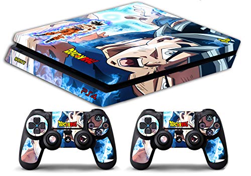 Skin Ps4 Slim - Dragonball Goku Ultra ISTINCT - Limited Edition Decal Cover Schutzhüllen Faceplates Playstation 4 Sony Bundle von GamesMonkey