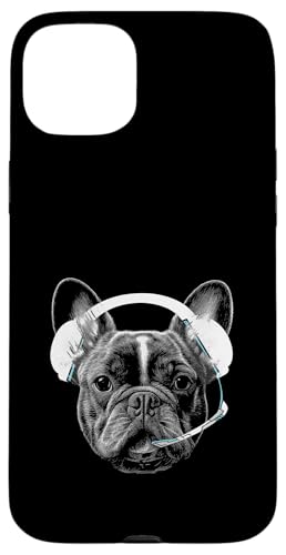 Lustige Französische Bulldogge mit Videospieler-Kopfhörern Hülle für iPhone 15 Plus Lustige Französische Bulldogge mit Videospieler-Kopfhörern Hülle für iPhone 15 Plus von Gaming Frenchie dog