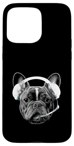 Lustige Französische Bulldogge mit Videospieler-Kopfhörern Hülle für iPhone 15 Pro Max Lustige Französische Bulldogge mit Videospieler-Kopfhörern Hülle für iPhone 15 Pro Max von Gaming Frenchie dog