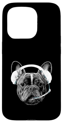 Lustige Französische Bulldogge mit Videospieler-Kopfhörern Hülle für iPhone 15 Pro Lustige Französische Bulldogge mit Videospieler-Kopfhörern Hülle für iPhone 15 Pro von Gaming Frenchie dog