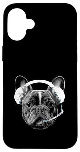 Lustige Französische Bulldogge mit Videospieler-Kopfhörern Hülle für iPhone 16 Plus Lustige Französische Bulldogge mit Videospieler-Kopfhörern Hülle für iPhone 16 Plus von Gaming Frenchie dog
