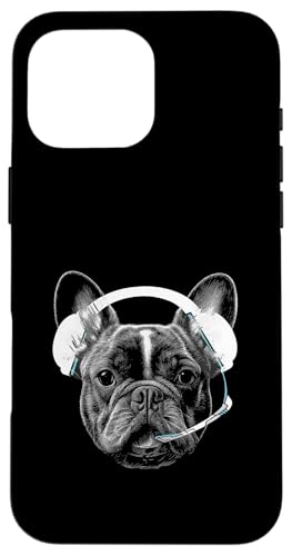 Lustige Französische Bulldogge mit Videospieler-Kopfhörern Hülle für iPhone 16 Pro Max Lustige Französische Bulldogge mit Videospieler-Kopfhörern Hülle für iPhone 16 Pro Max von Gaming Frenchie dog