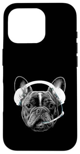 Lustige Französische Bulldogge mit Videospieler-Kopfhörern Hülle für iPhone 16 Pro Lustige Französische Bulldogge mit Videospieler-Kopfhörern Hülle für iPhone 16 Pro von Gaming Frenchie dog