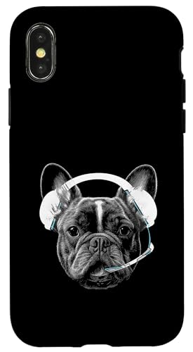Lustige Französische Bulldogge mit Videospieler-Kopfhörern Hülle für iPhone X/XS Lustige Französische Bulldogge mit Videospieler-Kopfhörern Hülle für iPhone X/XS von Gaming Frenchie dog