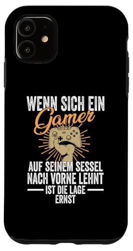 Hülle für iPhone 11 Gaming Gamer Zocken Zocker Lustige Sprüche von Gaming Gamer Zocken Zocker Geschenk