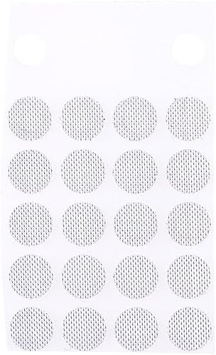 Gammaeon Kopfhörer Mesh Filter, 4 mm, 20 Stück Staubnetzwerk Schalen, Stahlgeflecht für In-Ear Kopfhörer von Gammaeon