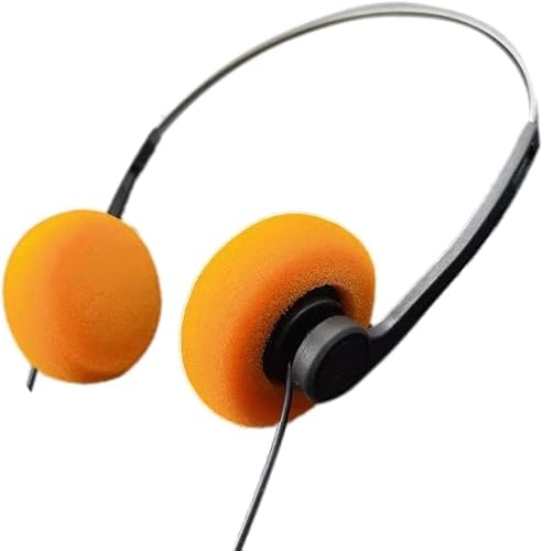 Gammaeon Retro-Kopfhörer Over-Ear im 80er Design – Leichtgewicht Stereo-Kopfhörer mit Kabel für Smartphones, Inklusive Ohrpolster aus Memory-Schaum und 3,5mm Klinkenstecker von Gammaeon