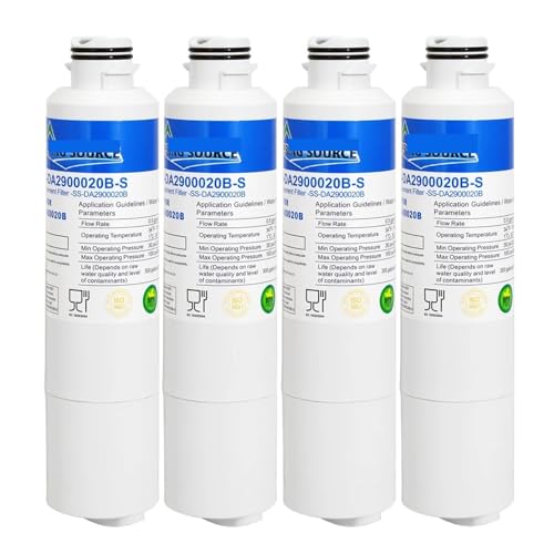 4 Stück Kühlschrank-Wasserfilter, Kompatibel Mit DA29-00020A/B, DA29-00020B-1, HAF-CIN/EXP, 46-9101 For French Door Kühlschrank von GammeC