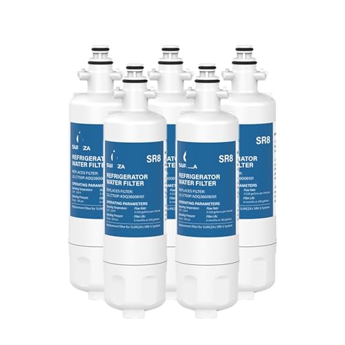 ADQ36006101 Wasserfilterersatz, Kompatibel Mit LG LT700P, ADQ36006102, RWF1200A, Kenmore 9690, AGF80300801, LFXC24726S, LMXS27626S, 1-5P(5 PACKS) von GammeC