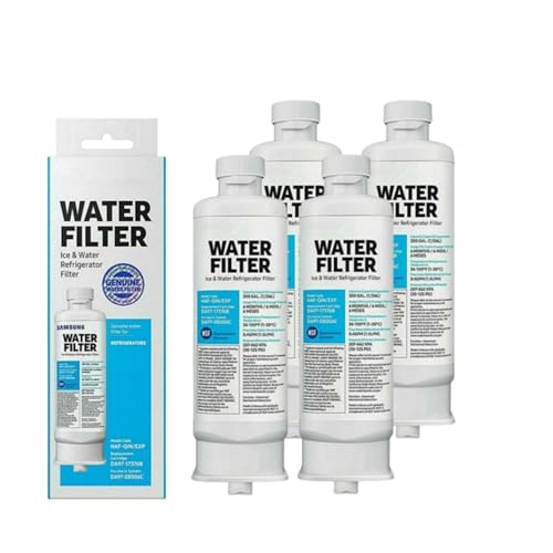 DA97-17376B Kühlschrank-Wasserfilter, Kompatibel For Samsung, HAF-QIN/EXP, HAF-QIN, DA97-08006C, RF28R7351SG, WS645A, (1–5 Stück)(4PCS) von GammeC