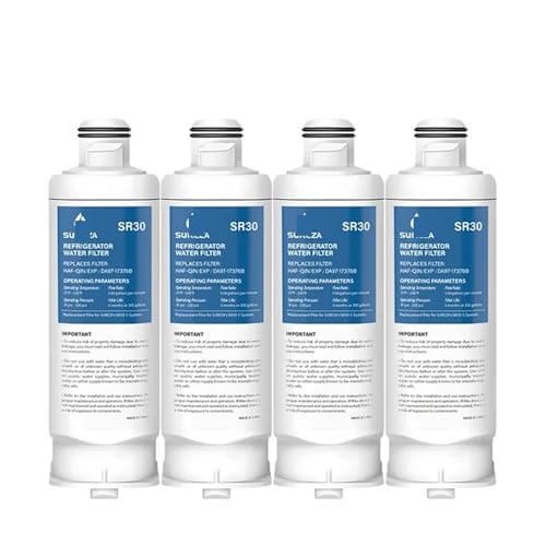 DA97-17376B Wasserfilter, Kompatibel Mit Samsung, Kühlschrankfilter HAF-QIN/EXP HAF-QIN DA97-08006C RF23M8070SG, WS645A (1-6 Packungen)(4PCS) von GammeC