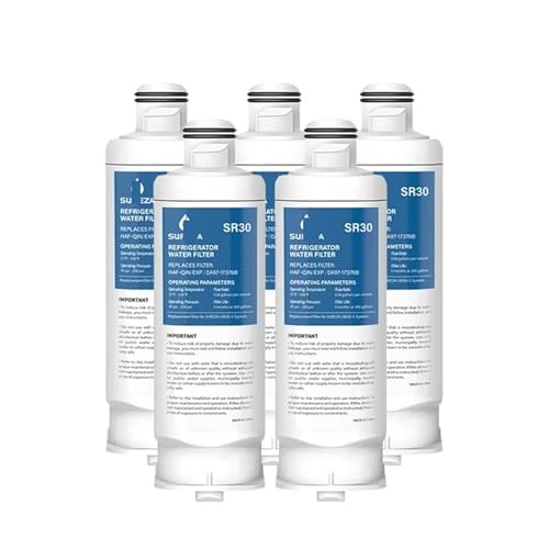 DA97-17376B Wasserfilter, Kompatibel Mit Samsung, Kühlschrankfilter HAF-QIN/EXP HAF-QIN DA97-08006C RF23M8070SG, WS645A (1-6 Packungen)(5Pcs) von GammeC