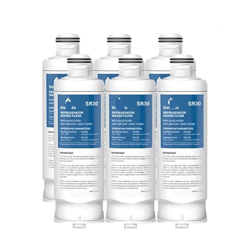 DA97-17376B Wasserfilter, Kompatibel Mit Samsung, Kühlschrankfilter HAF-QIN/EXP HAF-QIN DA97-08006C RF23M8070SG, WS645A (1-6 Packungen)(6Pcs) von GammeC
