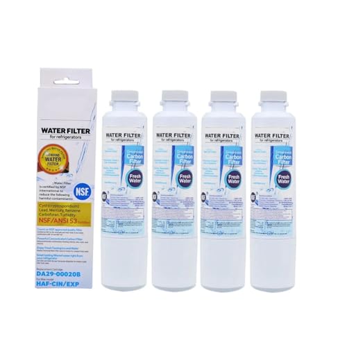 Ersatz DA29-00020B Kühlschrank-Wasserfilter, Kompatibel Mit Samsung, Kühlschrankfilter-Zubehör(4PCS) von GammeC