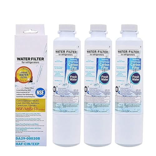 Kühlschrank-Wasserfilter, Kompatibel Mit Samsung DA29-00020A/B, DA29-00020B-1, HAF-CIN/EXP, For Kühlschrankküche(3PCS) von GammeC