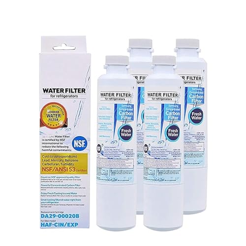 Kühlschrank-Wasserfilter, Kompatibel Mit Samsung DA29-00020A/B, DA29-00020B-1, HAF-CIN/EXP, For Kühlschrankküche(4PCS) von GammeC