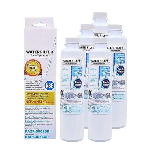 Kühlschrank-Wasserfilter, Kompatibel Mit Samsung DA29-00020A/B, DA29-00020B-1, HAF-CIN/EXP, For Kühlschrankküche(5PCS) von GammeC
