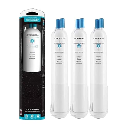 Kühlschrank-Wasserfilter EDR3RXD1, Kompatibel Mit 4396841 4396710 Filter 3 P2RFWG2 9030 9083(3PCS) von GammeC