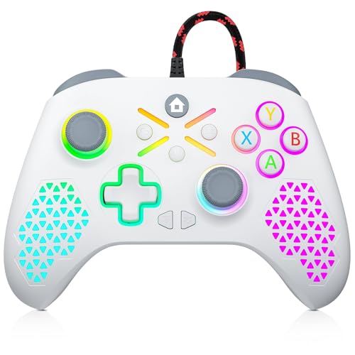 Gamrombo Wired Gaming Controller for PC, RGB Adjust Game Controller, Gamepad Compatible with PC Windows 7/8/10/11 with Black Myth: Wukong Gamrombo Wired Gaming Controller for PC, RGB Adjust Game Controller, Gamepad Compatible with PC Windows 7/8/10/11 with Black Myth: Wukong von Gamrombo
