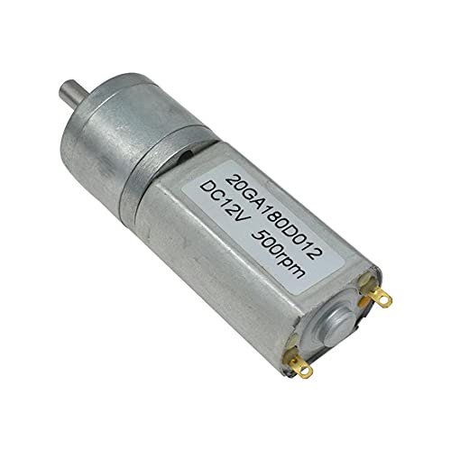 20GA180 DC Micro Speed ​​Getriebemotor, 12V Untersetzungsgetriebemotor, mit Metallgetrieberad 500 U/min von Gancon