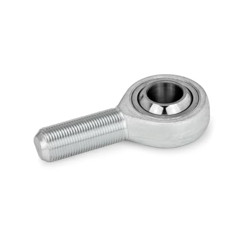 Ganter Normelemente | Gelenkkopf, Gelenklager mit Schraube | GN 648.2-6-M6-W | Stahl | 6mm Bohrung | Gewinde M6 von Ganter Normelemente