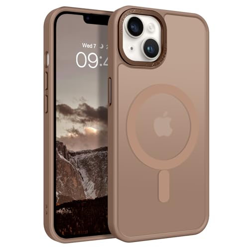 GaoBao Magnetisch Hülle für iPhone 14 Plus, Handyhülle iPhone 14 Plus für Magsafe Durchscheinende Matte Magnetische Stoßfeste Anti-Fingerabdruck Schutzhülle für iPhone 14 Plus 6.7" Case, Braun GaoBao Magnetisch Hülle für iPhone 14 Plus, Handyhülle iPhone 14 Plus für Magsafe Durchscheinende Matte Magnetische Stoßfeste Anti-Fingerabdruck Schutzhülle für iPhone 14 Plus 6.7" Case, Braun von GaoBao