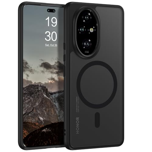 GaoBao Schutzhülle für Honor 200 Pro, kompatibel mit MagSafe, Hybrid, magnetisch, durchsichtig, Rückseitenschutz, dünn, stoßfest, kratzfest, für Honor 200 Pro 6,78 Zoll, Schwarz GaoBao Schutzhülle für Honor 200 Pro, kompatibel mit MagSafe, Hybrid, magnetisch, durchsichtig, Rückseitenschutz, dünn, stoßfest, kratzfest, für Honor 200 Pro 6,78 Zoll, Schwarz von GaoBao