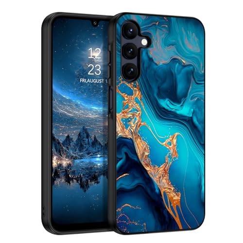GaoBao Schutzhülle für Samsung Galaxy A25 5G, leuchtet im Dunkeln, dünn, stoßfest, Rückseite robust, rutschfest, für Samsung Galaxy A25 5G, Marmor Blau/Gold GaoBao Schutzhülle für Samsung Galaxy A25 5G, leuchtet im Dunkeln, dünn, stoßfest, Rückseite robust, rutschfest, für Samsung Galaxy A25 5G, Marmor Blau/Gold von GaoBao