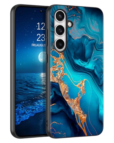 GaoBao Schutzhülle für Samsung S24 FE 5G, Marmor-Muster, leuchtet im Dunkeln, Hybrid-Hartschale aus Polycarbonat, weiche TPU-Stoßdämpfer, für Damen, Herren, Mädchen, Jungen, schlank, dünn, stoßfest, GaoBao Schutzhülle für Samsung S24 FE 5G, Marmor-Muster, leuchtet im Dunkeln, Hybrid-Hartschale aus Polycarbonat, weiche TPU-Stoßdämpfer, für Damen, Herren, Mädchen, Jungen, schlank, dünn, stoßfest, von GaoBao