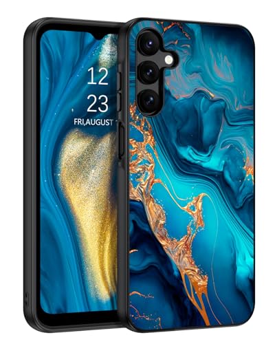 GaoBao Samsung Galaxy A15 Hülle, Handyhülle Samsung A15 Hülle Leuchtet im Dunkeln, PC Rückseite Weiche TPU-Stoßstange Schützende rutschfeste Schutzhülle für Samsung Galaxy A15 4G/5G Case, Marmor von GaoBao