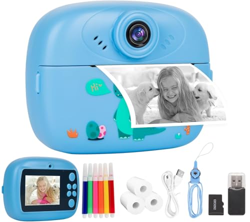 Kinder Kamera Sofortdruck, 1080P HD Sofortbildkamera mit 32GB SD Karte, Kids instant Camera mit druckpapier, fotoapparat mit sofortbild Ausdruck, Geschenke Spielzeug für Jungen und Mädchen 3-12 Jahre Kinder Kamera Sofortdruck, 1080P HD Sofortbildkamera mit 32GB SD Karte, Kids instant Camera mit druckpapier, fotoapparat mit sofortbild Ausdruck, Geschenke Spielzeug für Jungen und Mädchen 3-12 Jahre von Gaogodot