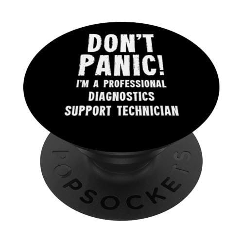 Diagnose-Support-Techniker PopSockets Klebender PopGrip Diagnose-Support-Techniker PopSockets Klebender PopGrip von Garage, Workshop & Service Team Gifts & T-Shirts