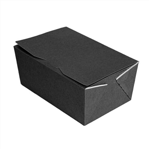 100 Stück – Ballotin-Boxen 'Thepack' 750 G 230 G/M2, 15,5 x 10 x 7 cm, Schwarz, Nano-Mikro-Wellpappe von Garcia de Pou